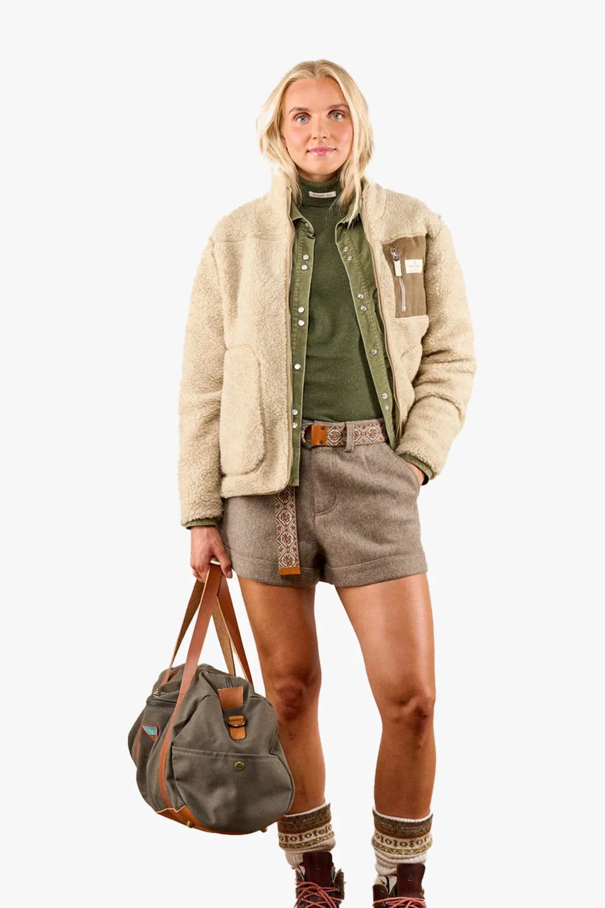 HEROES WOOL FLEECE JACKET WOMENS - Image 2