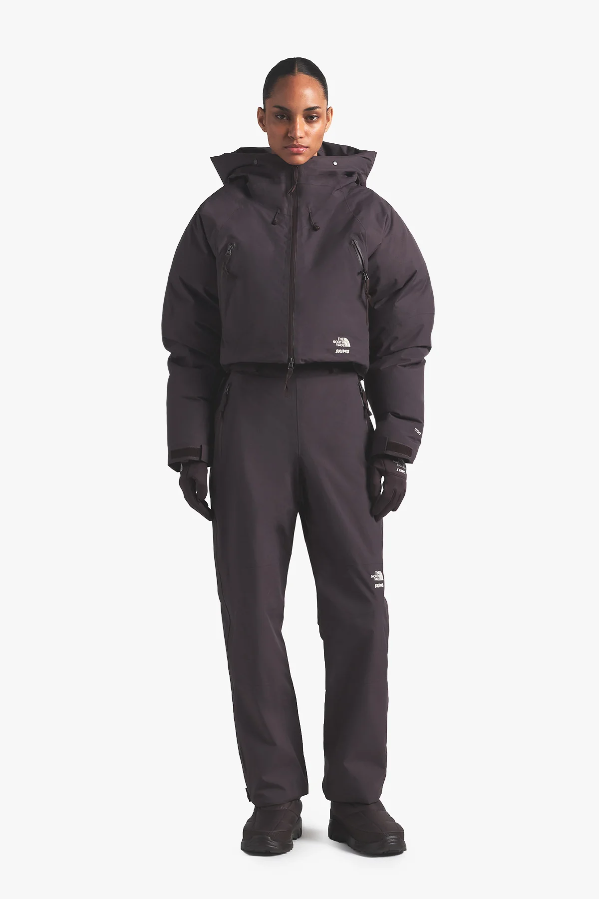 TNF X SKIMS W CROP INSULATED JACKET