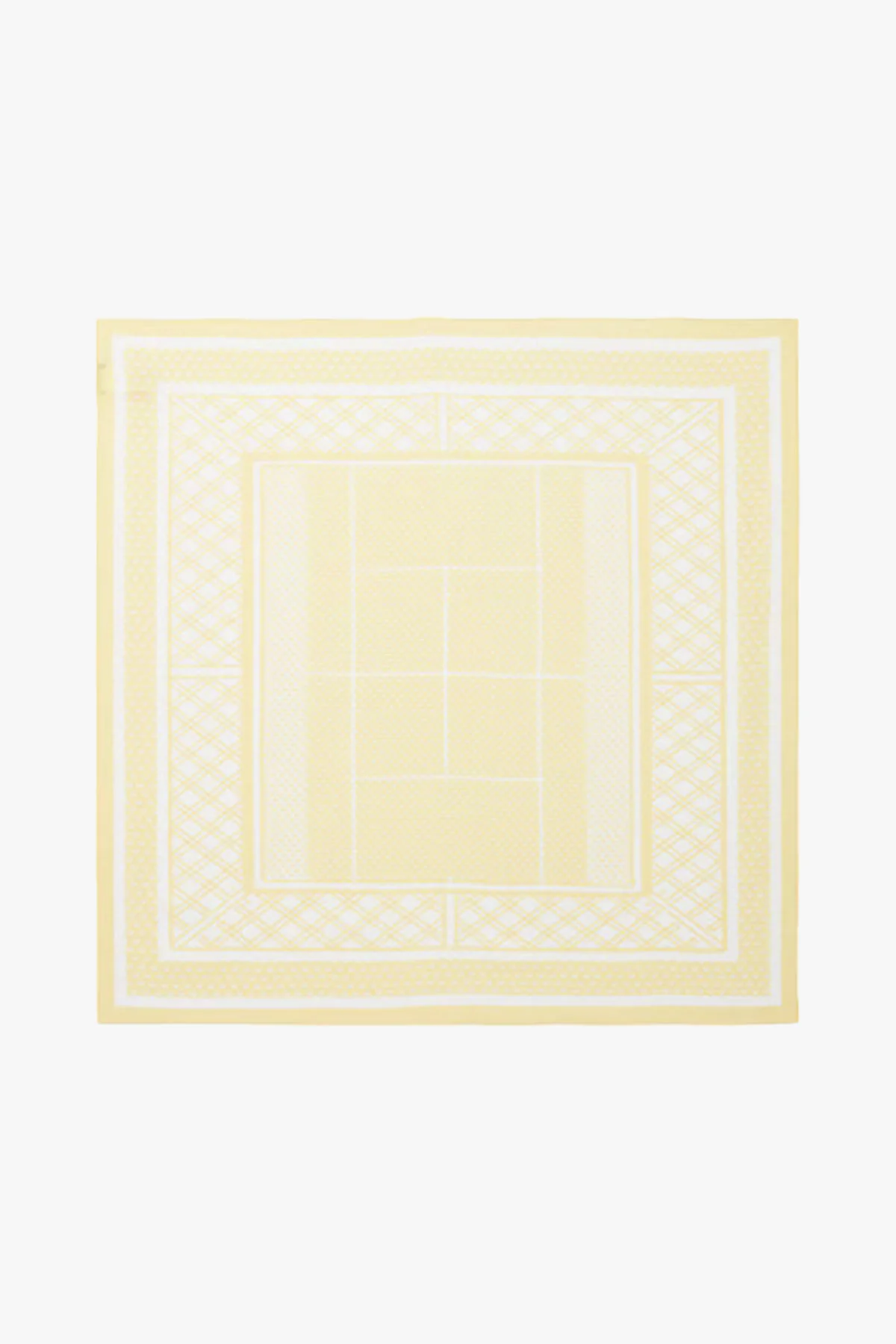 FLUID VISCOSE TENNIS COURT PRINT SCARF