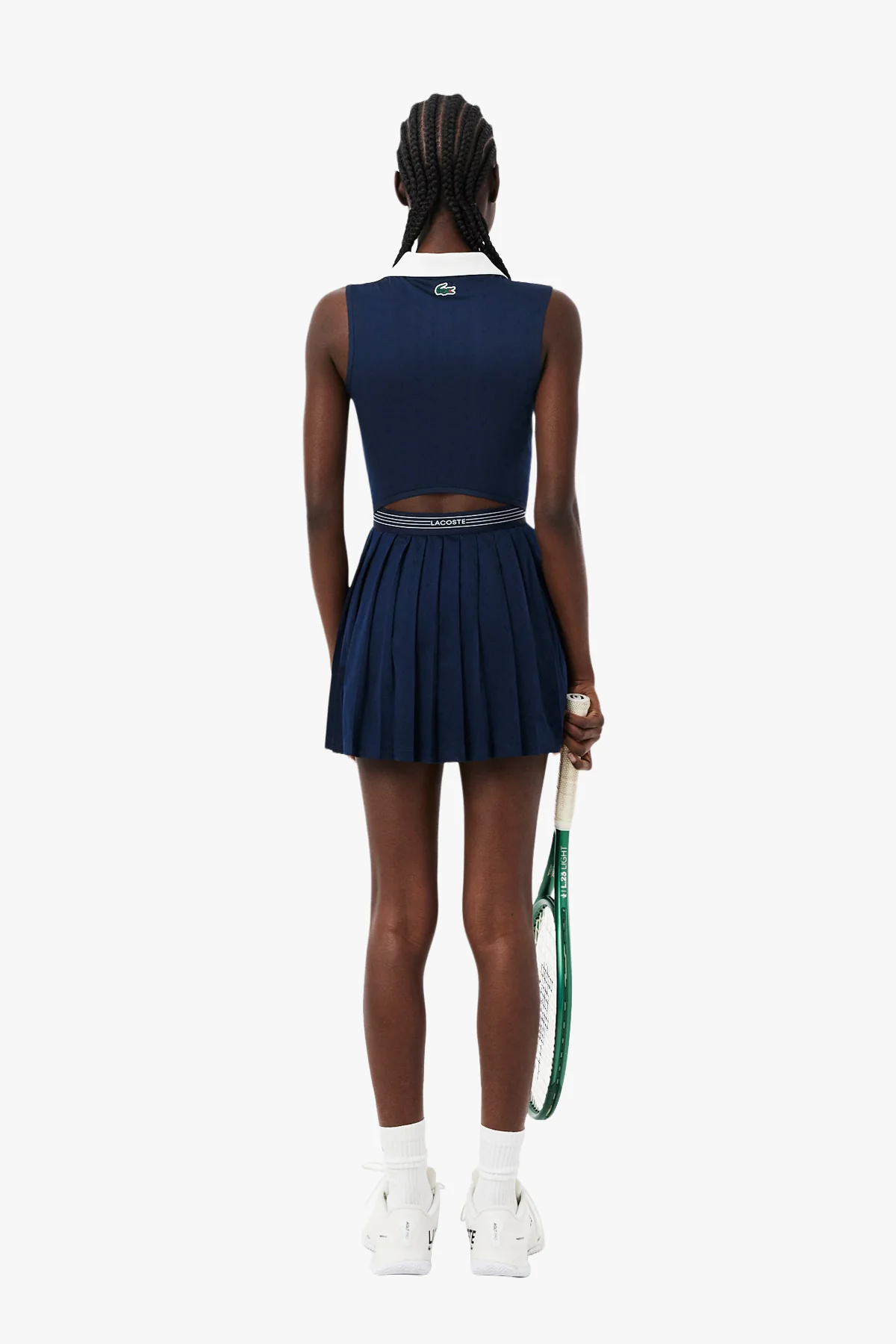 ULTRA-DRY TENNIS HERITAGE BADGE ACCENT DRESS WITH LINER - Image 4