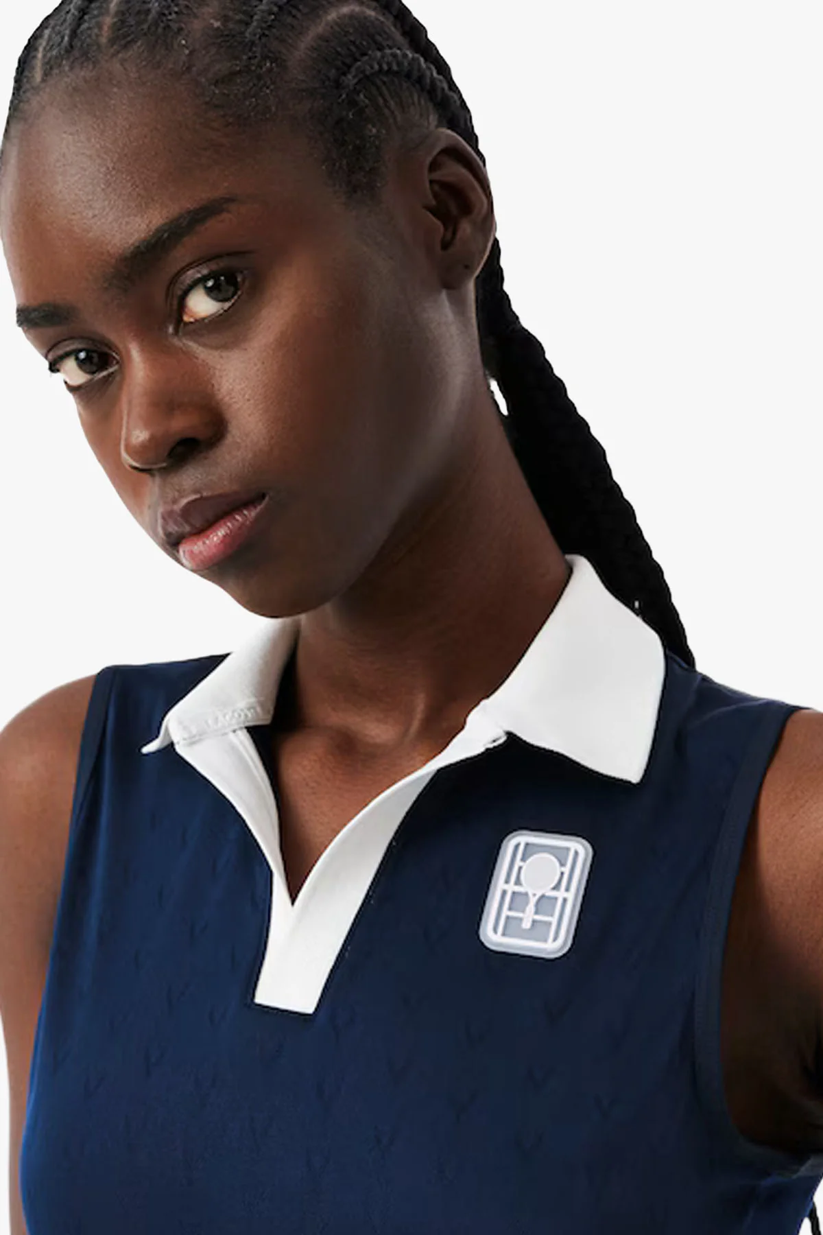 ULTRA-DRY TENNIS HERITAGE BADGE ACCENT DRESS WITH LINER - Image 5
