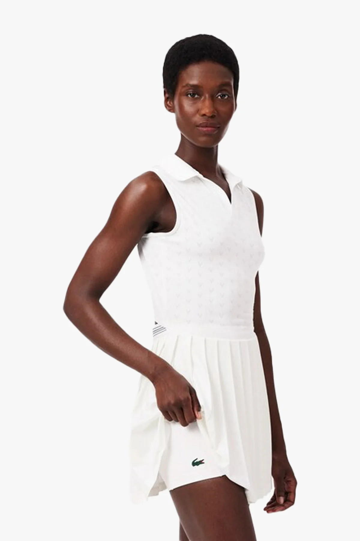 ULTRA-DRY TENNIS HERITAGE BADGE ACCENT DRESS WITH LINER - Image 3