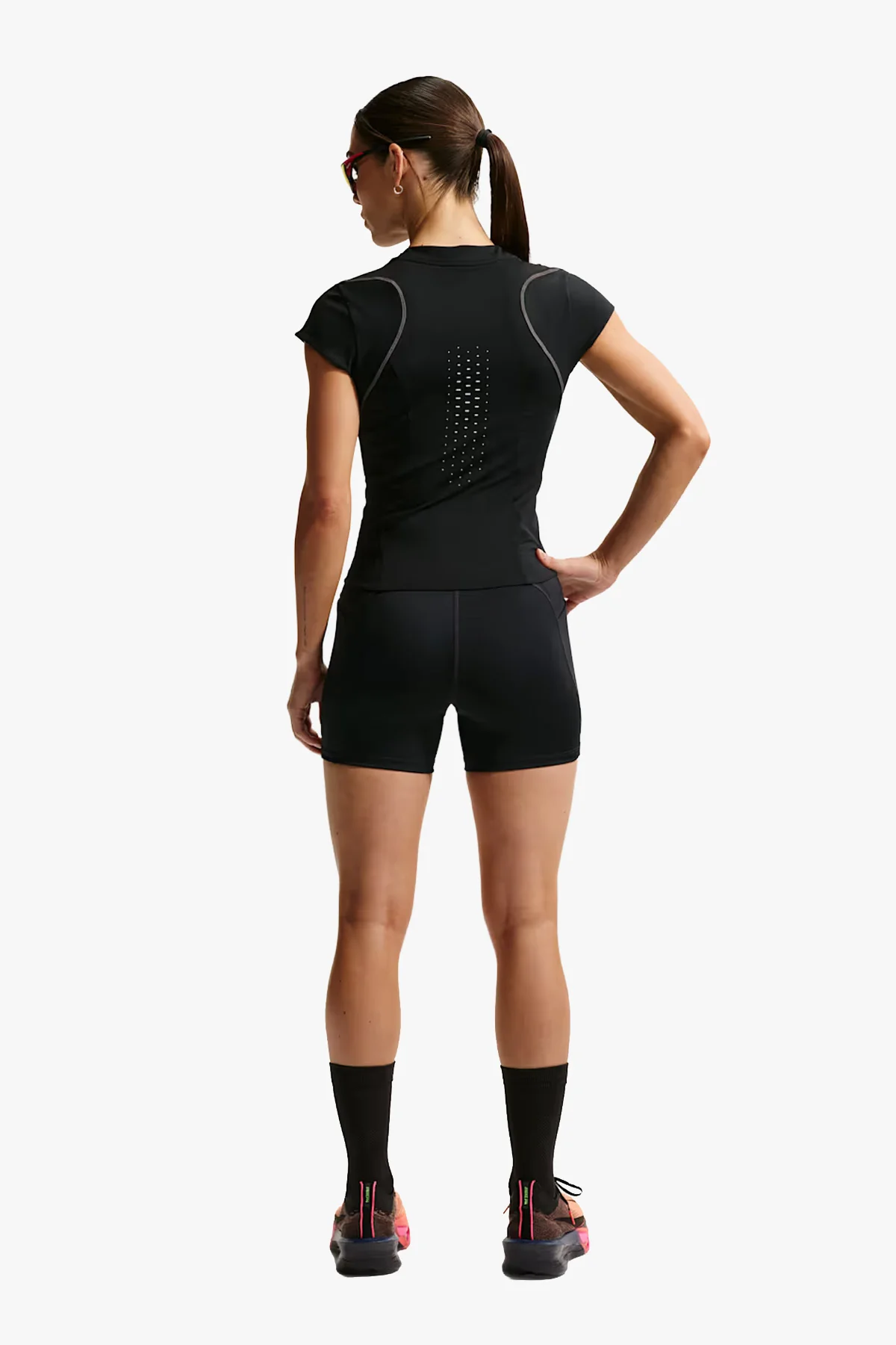 Swift High-Waisted 4" Tight Running Shorts with Pockets - Image 5