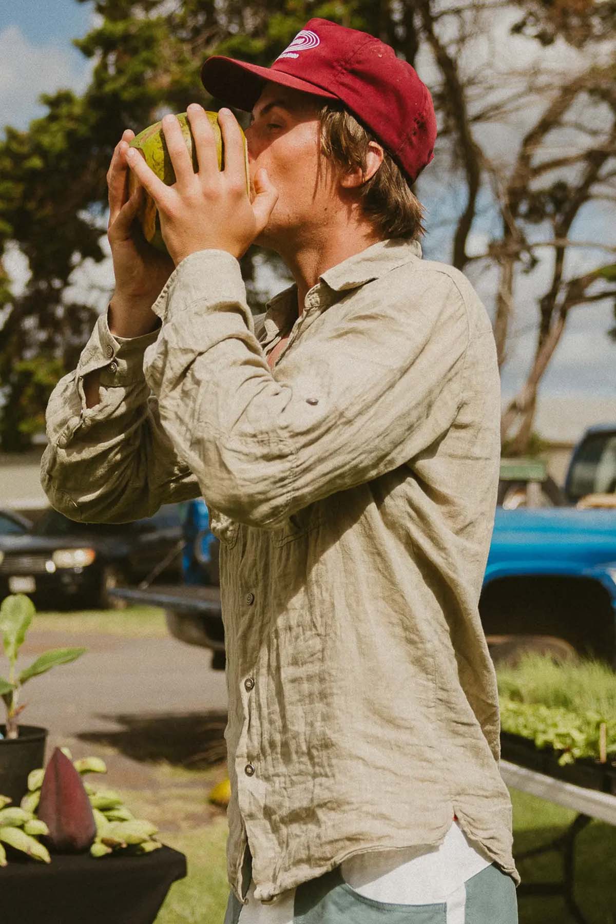 SAFARI LINEN SHIRT MENS - Image 4