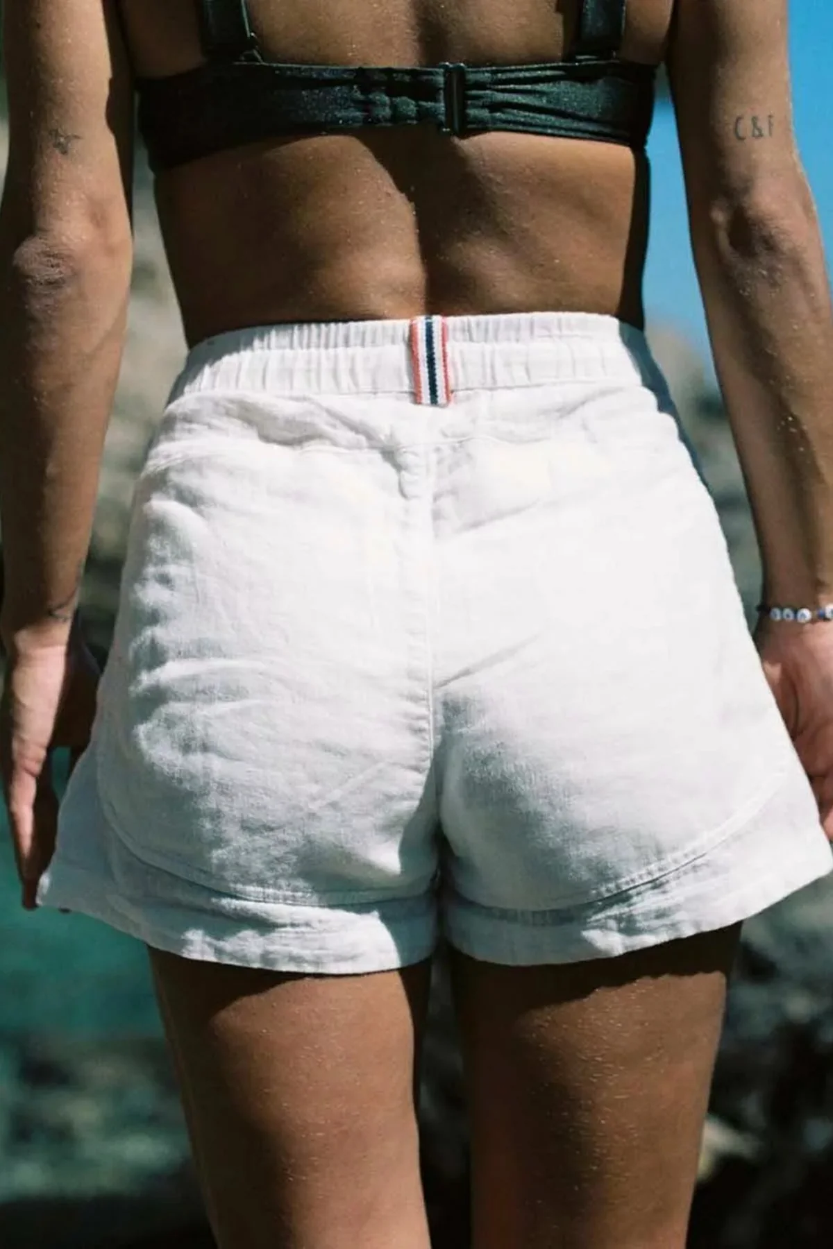 Women's Safari Linen Shorts - Image 4